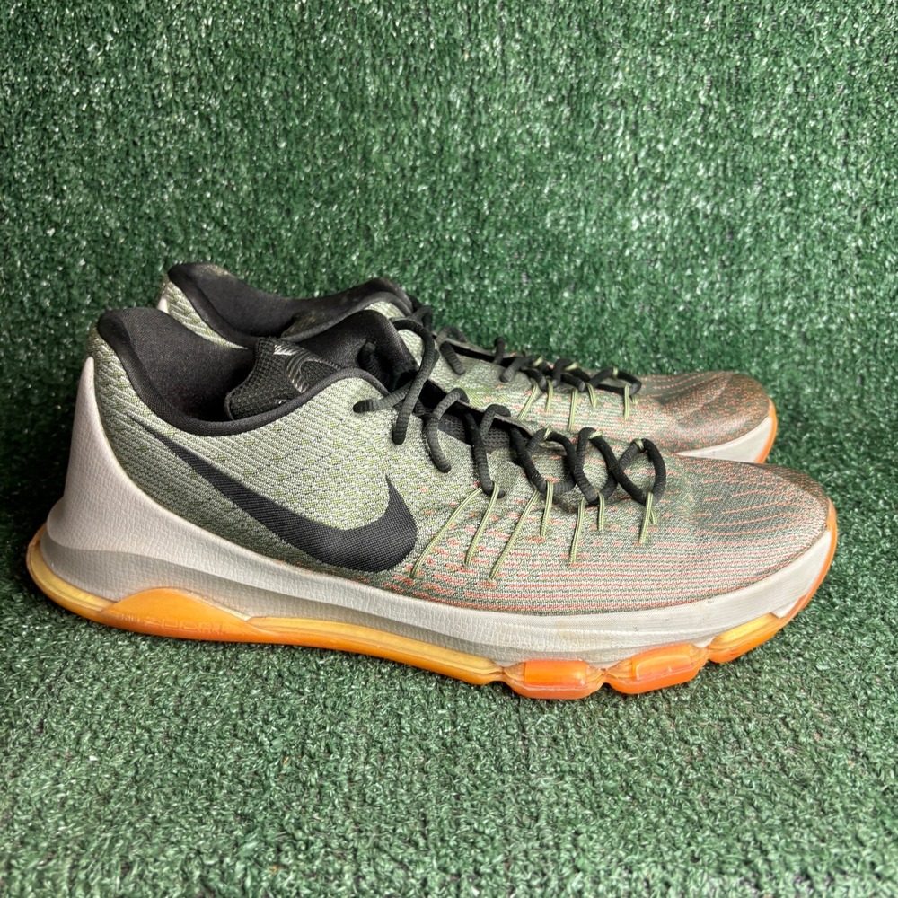 Nike Men's Athletic Shoes Green Black Orange